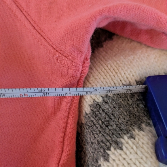 LAKE Pink Pajama Sweater Top with 3/4 Sleeves - Picture 13 of 13